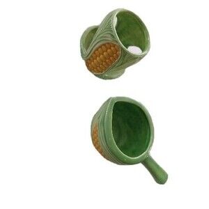 Ceramic Corn Tealight Butter Warmer 2 Pcs